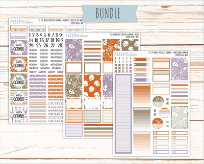 OCTOBER Weekly Vertical Kits for 7x9 Erin Condren Planners. 2026 Collection "Fall Vibes" || ECWV