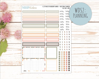 OCTOBER Weekly Dashboard Kit for 7x9 Erin Condren Planners. 2026 Collection "Fall Vibes" || ECWDS