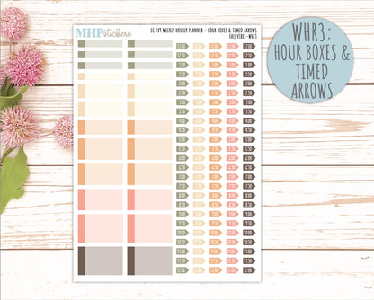 OCTOBER Weekly Hourly Planning Kits for 7x9 Erin Condren Planners. 2026 Collection "Fall Vibes" || ECWHR
