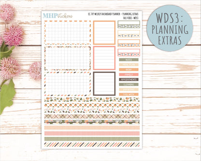 OCTOBER Daily Duo Sticker Kit for 7x9 Erin Condren Planners. 2026 Collection "Fall Vibes" || ECDD