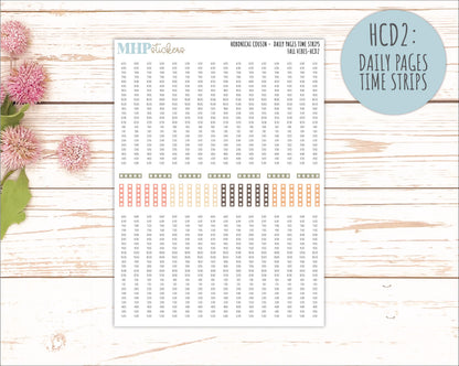 OCTOBER 2026 Stickers for Hobonichi Cousin. A5 Planners "Fall Vibes" || HC