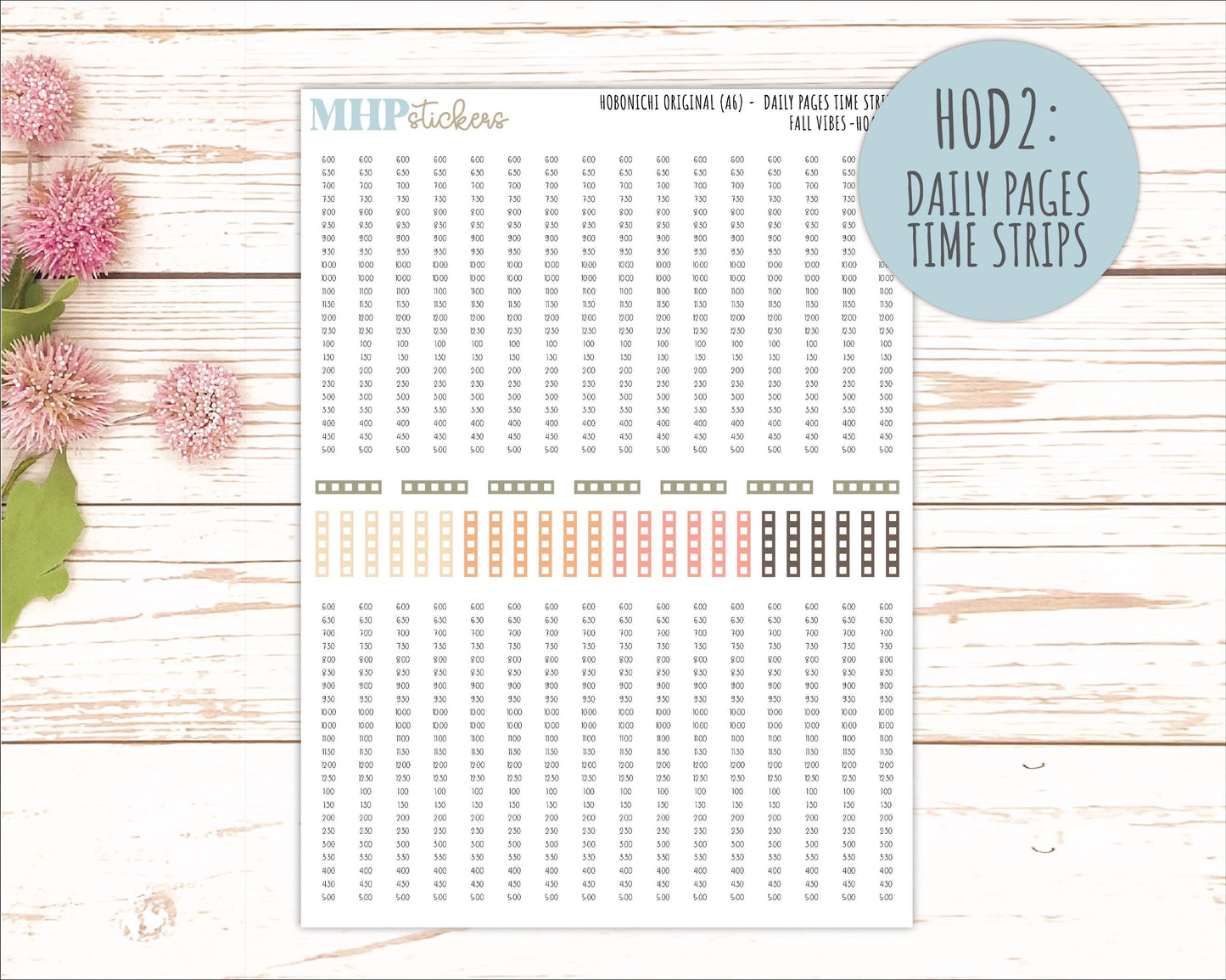 OCTOBER 2026 Stickers for Hobonichi Techo Original. A6 Planners "Fall Vibes" || HO