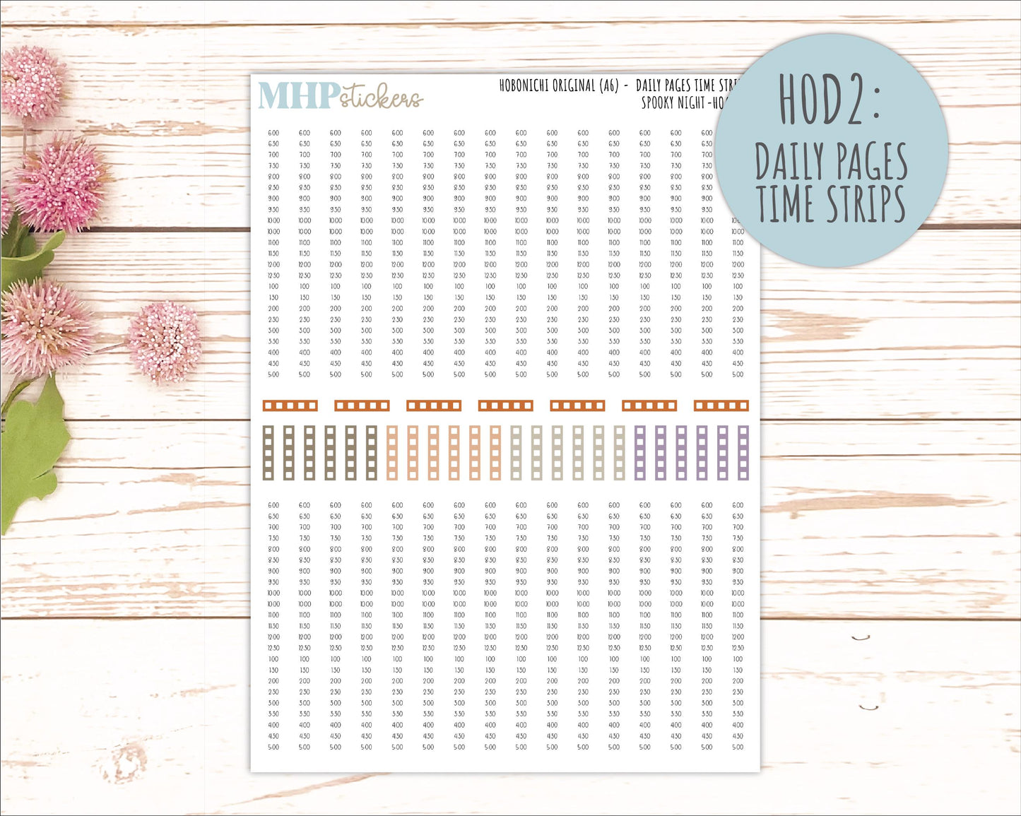OCTOBER 2026 Stickers for Hobonichi Techo Original. A6 Planners "Spooky Night" || HO