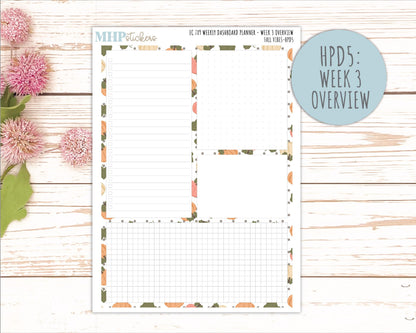 OCTOBER Stickers for Happy Planner Classic Dashboard Layout. 2026 Collection. "Fall Vibes" || HPD