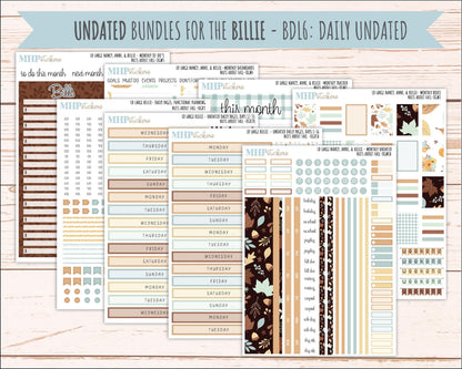 NOVEMBER 2026 Stickers for Large Nancy, Anne, & Billie Planners. Laurel Denise Planners. "Nuts About Fall" || OG