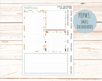 NOVEMBER 2026 Stickers for The Jo, Laurel Denise Planner "Nuts About Fall" || POP