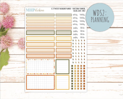 NOVEMBER Weekly Dashboard Kit for 7x9 Erin Condren Planners. 2026 Collection "Falling Leaves" || ECWDS
