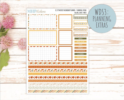 NOVEMBER Weekly Dashboard Kit for 7x9 Erin Condren Planners. 2026 Collection "Falling Leaves" || ECWDS