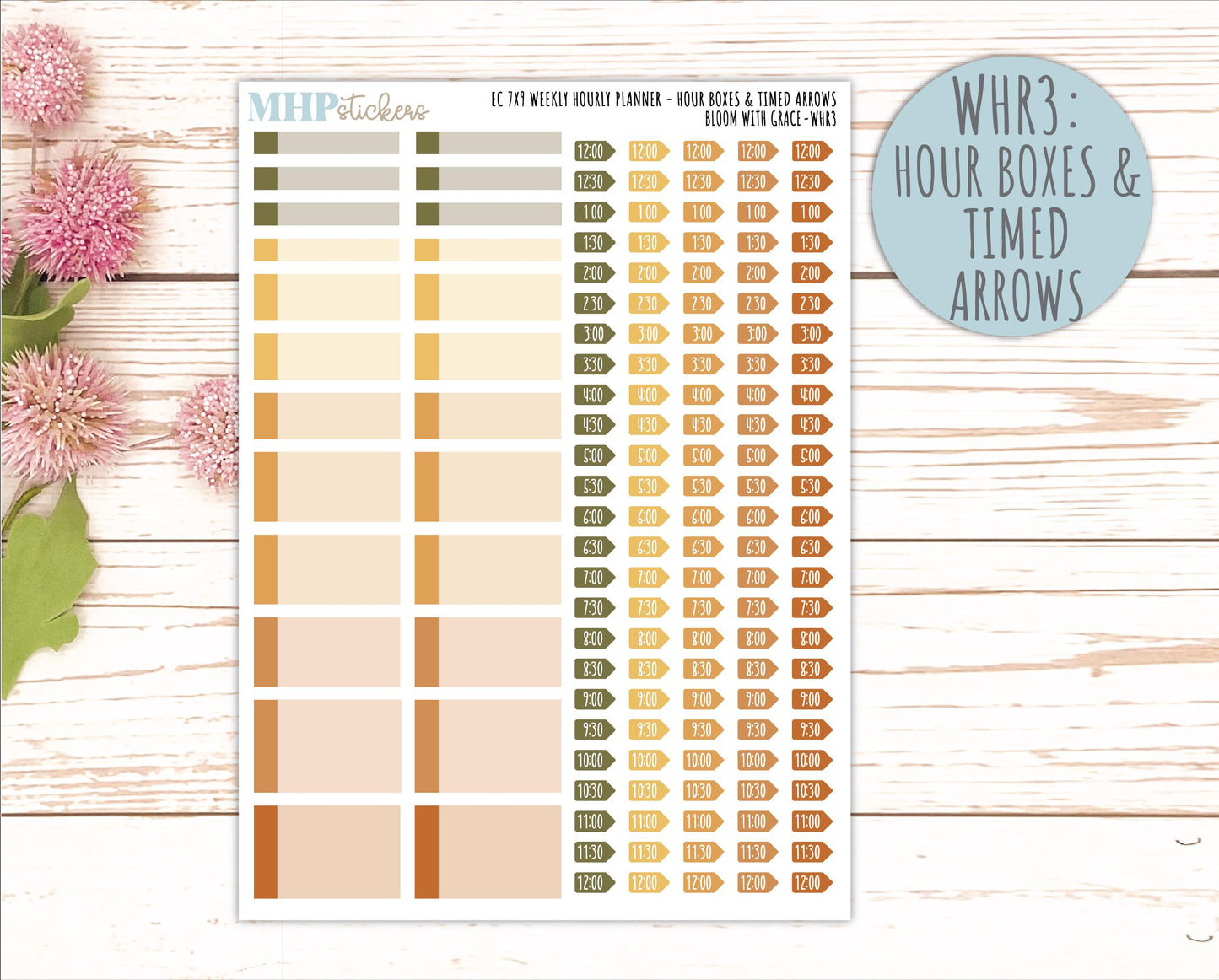 NOVEMBER Weekly Hourly Planning Kits for 7x9 Erin Condren Planners. 2026 Collection "Falling Leaves" || ECWHR