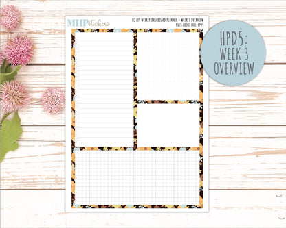 NOVEMBER Stickers for Happy Planner Classic Dashboard Layout. 2026 Collection. "Nuts About Fall || HPD