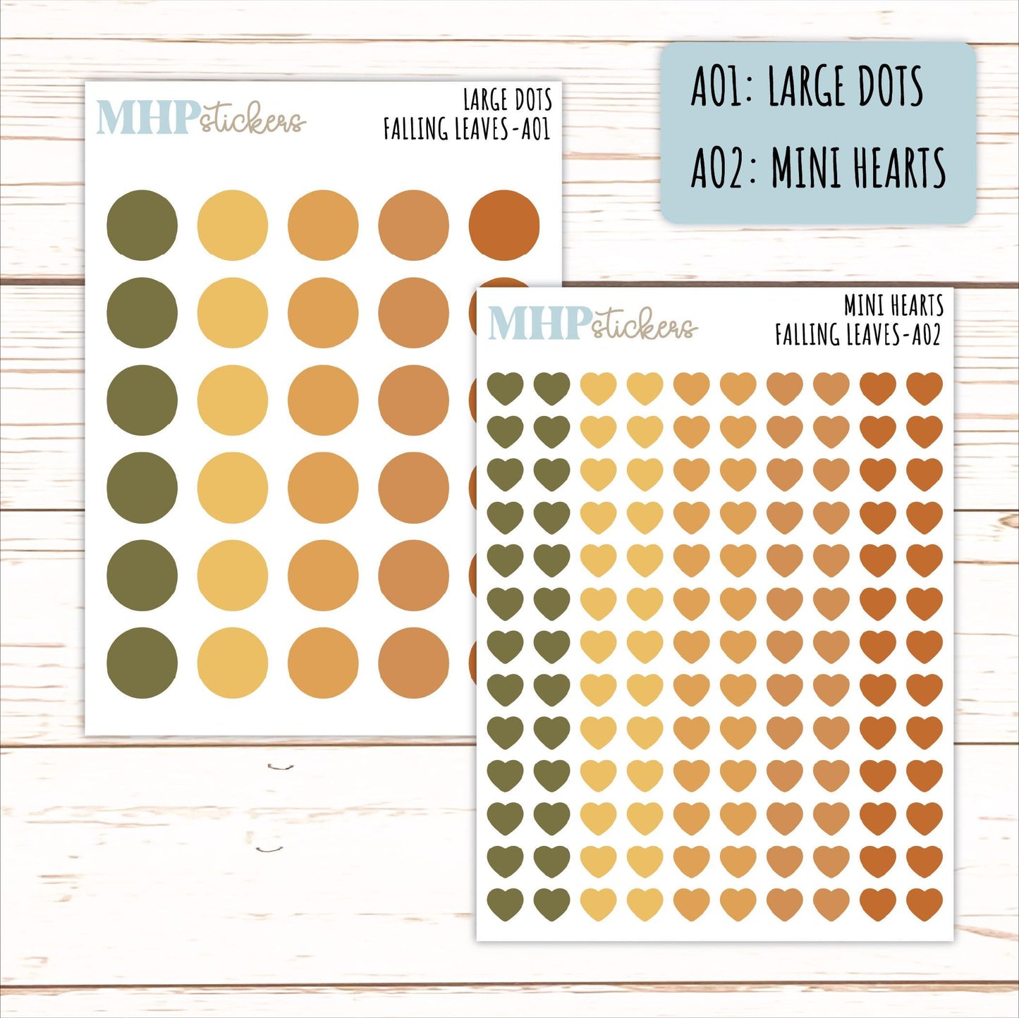 ADD-On's for Monthly Kits "Falling Leaves" || AO