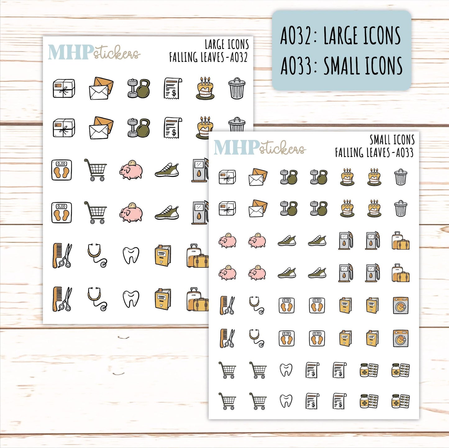 ADD-On's for Monthly Kits "Falling Leaves" || AO