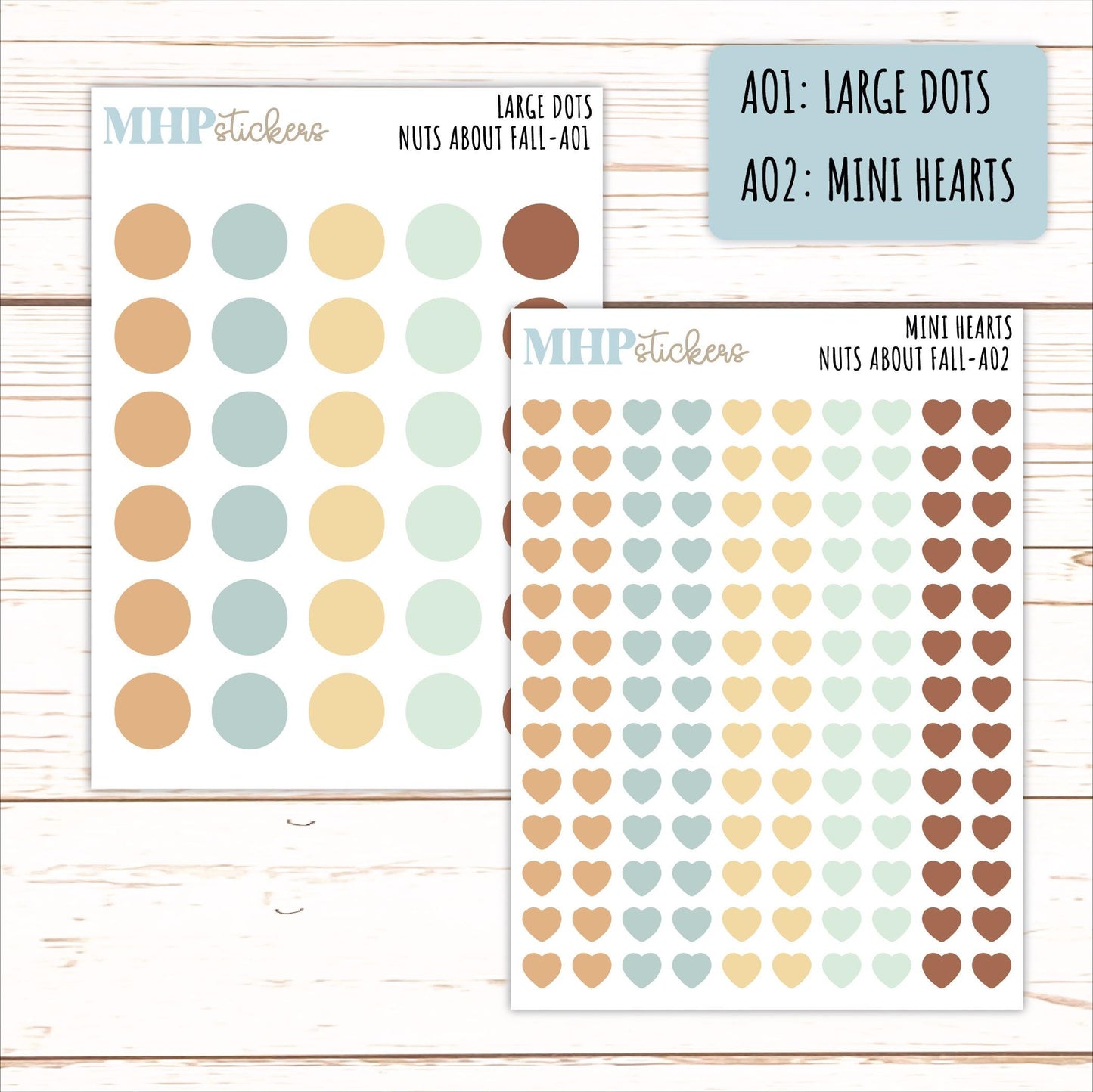 ADD-On's for Monthly Kits "Nuts About Fall" || AO