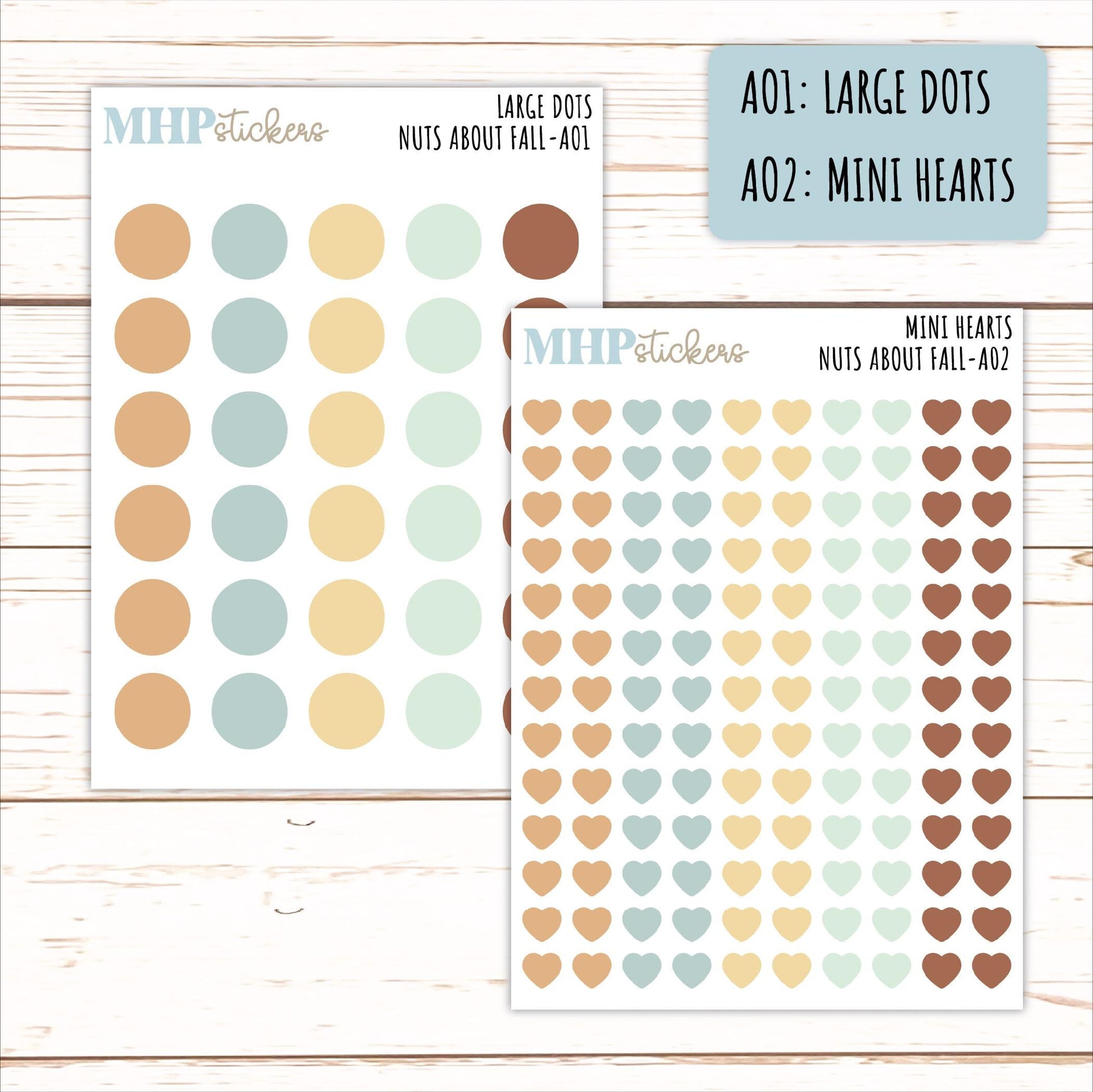 ADD-On's for Monthly Kits "Nuts About Fall" || AO