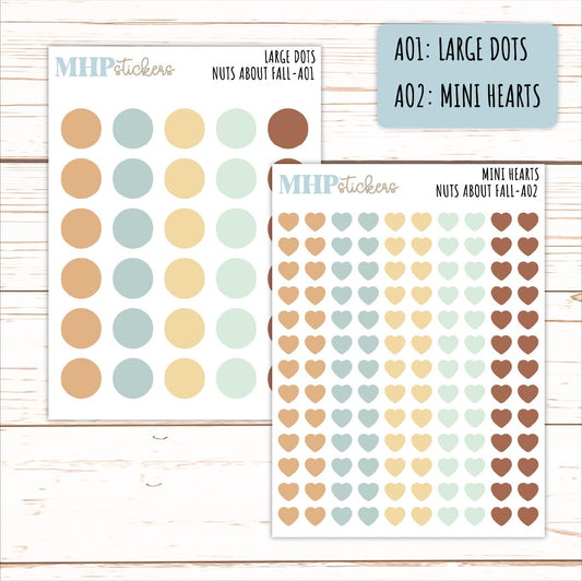 ADD-On's for Monthly Kits "Nuts About Fall" || AO
