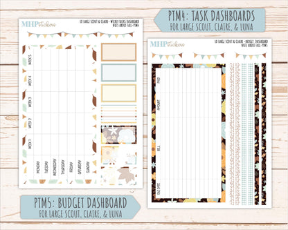 NOVEMBER 2026 Stickers for the Large Scout, Large Claire, and Large Luna Laurel Denise Planners "Nuts About Fall" || PT