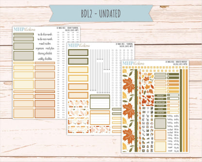 NOVEMBER 2026 Stickers for The Small Rose Laurel Denise Planner. "Falling Leaves" || MPP
