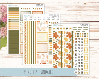 NOVEMBER 2026 Stickers for The Carmen Laurel Denise Planner "Falling Leaves" || C