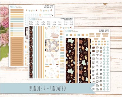 NOVEMBER 2026 Stickers for The Carmen Laurel Denise Planner "Nuts About Fall" || C
