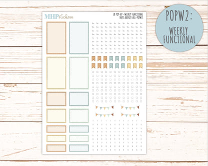 NOVEMBER 2026 Stickers for The Jo, Laurel Denise Planner "Nuts About Fall" || POP