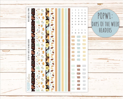NOVEMBER 2026 Stickers for The Jo, Laurel Denise Planner "Nuts About Fall" || POP