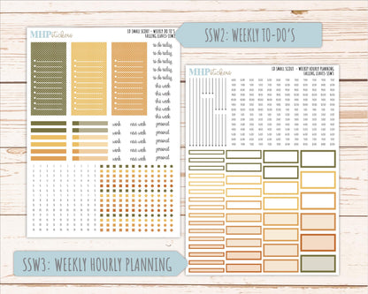 NOVEMBER 2026 Stickers for the Small Scout Planner. For Laurel Denise Planners. "Falling Leaves" || SS
