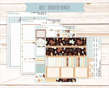 NOVEMBER Monthly Kit for 7x9 Erin Condren Planners. 2026 Collection "Nuts About Fall" || ECM