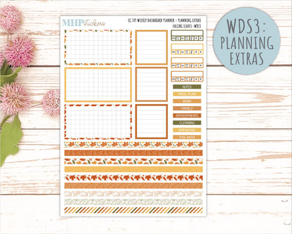 NOVEMBER Daily Duo Sticker Kit for 7x9 Erin Condren Planners. 2026 Collection "Falling Leaves" || ECDD