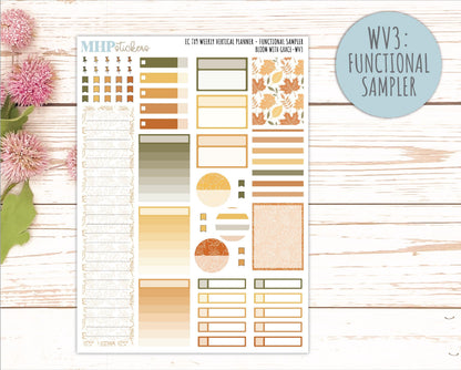 NOVEMBER Weekly Vertical Kits for 7x9 Erin Condren Planners. 2026 Collection "Falling Leaves" || ECWV