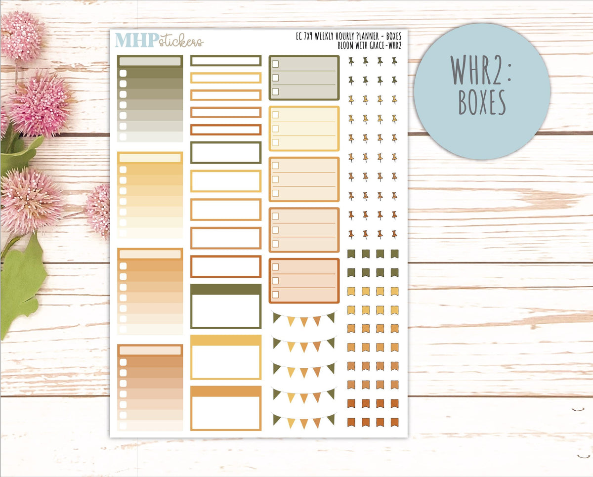 NOVEMBER Weekly Hourly Planning Kits for 7x9 Erin Condren Planners. 2026 Collection "Falling Leaves" || ECWHR