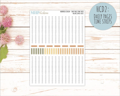 NOVEMBER 2026 Stickers for Hobonichi Cousin. A5 Planners "Falling Leaves" || HC