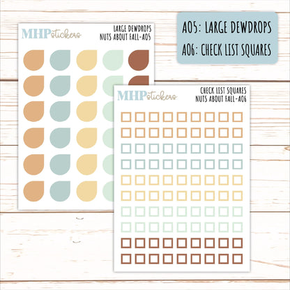 ADD-On's for Monthly Kits "Nuts About Fall" || AO