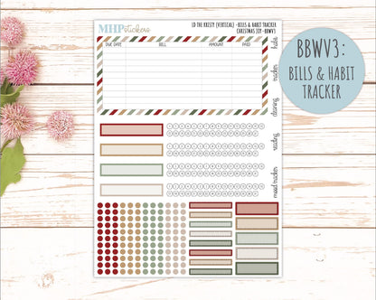 DECEMBER 2026 Stickers for the Mae & Kristy Laurel Denise Planners "Christmas Joy" || BB
