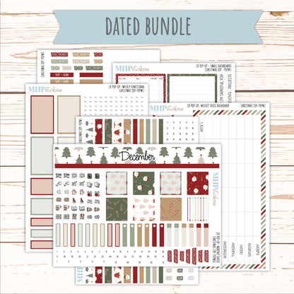 DECEMBER 2026 Stickers for The Jo, Laurel Denise Planner "Christmas Joy" || POP