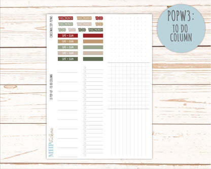 DECEMBER 2026 Stickers for The Jo, Laurel Denise Planner "Christmas Joy" || POP