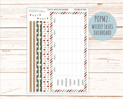 DECEMBER 2026 Stickers for The Jo, Laurel Denise Planner "Christmas Joy" || POP