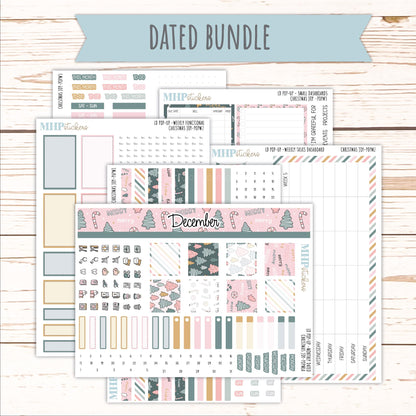 DECEMBER 2026 Stickers for The Jo, Laurel Denise Planner "Sweet & Merry" || POP