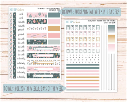 DECEMBER 2026 Stickers for Large Nancy, Anne, & Billie Planners. Laurel Denise Planners. "Sweet and Merry" || OG