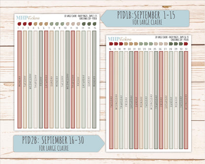 DECEMBER 2026 Stickers for the Large Scout, Large Claire, and Large Luna Laurel Denise Planners "Christmas Joy" || PT