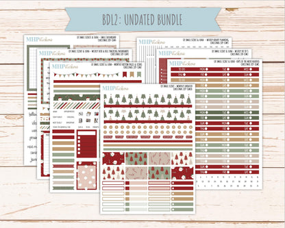 DECEMBER 2026 Stickers for the Small Scout Planner. For Laurel Denise Planners. "Christmas Joy" || SS