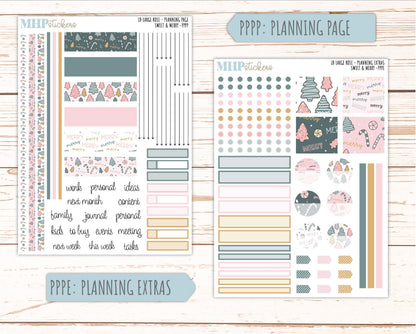 DECEMBER 2026 Stickers for the Large Rose Laurel Denise Planner. "Sweet & Merry" || PP