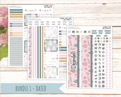 DECEMBER 2026 Stickers for The Carmen Laurel Denise Planner "Sweet & Merry" || C