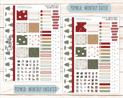 DECEMBER 2026 Stickers for The Jo, Laurel Denise Planner "Christmas Joy" || POP