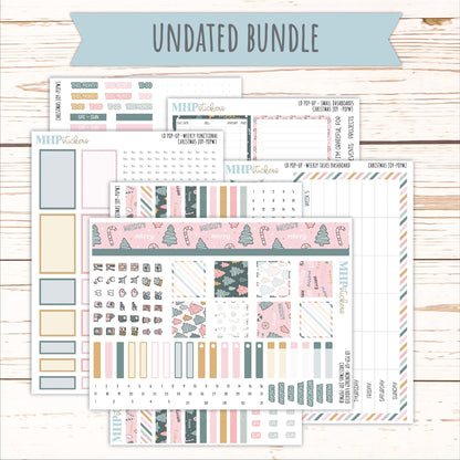 DECEMBER 2026 Stickers for The Jo, Laurel Denise Planner "Sweet & Merry" || POP