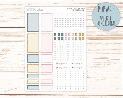 DECEMBER 2026 Stickers for The Jo, Laurel Denise Planner "Sweet & Merry" || POP