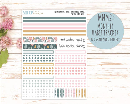 DECEMBER 2026 Stickers for Small Nancy & Anne Laurel Denise Planners "Sweet and Merry" || MN