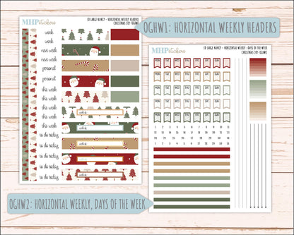 DECEMBER 2026 Stickers for Large Nancy, Anne, & Billie Planners. Laurel Denise Planners. "Christmas Joy" || OG