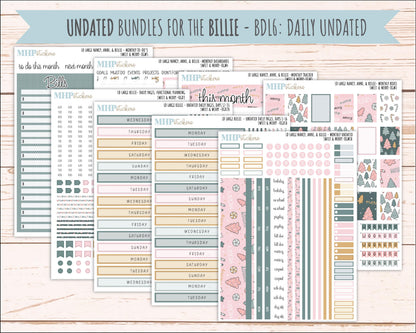 DECEMBER 2026 Stickers for Large Nancy, Anne, & Billie Planners. Laurel Denise Planners. "Sweet and Merry" || OG