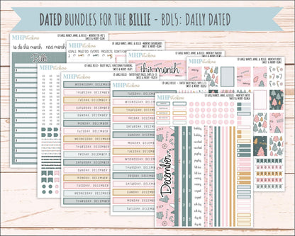 DECEMBER 2026 Stickers for Large Nancy, Anne, & Billie Planners. Laurel Denise Planners. "Sweet and Merry" || OG