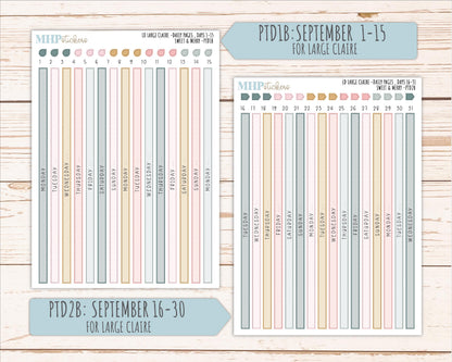 DECEMBER 2026 Stickers for the Large Scout, Large Claire, and Large Luna Laurel Denise Planners "Sweet & Merry" || PT